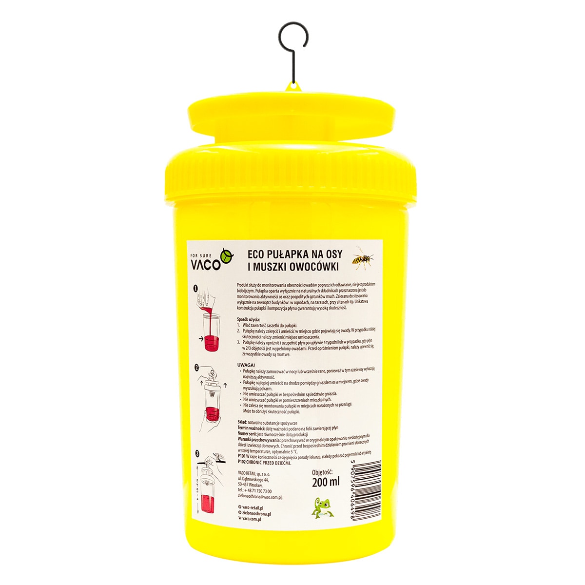 Vaco ECO Trap for wasps and flies + liquid bait 200 ml