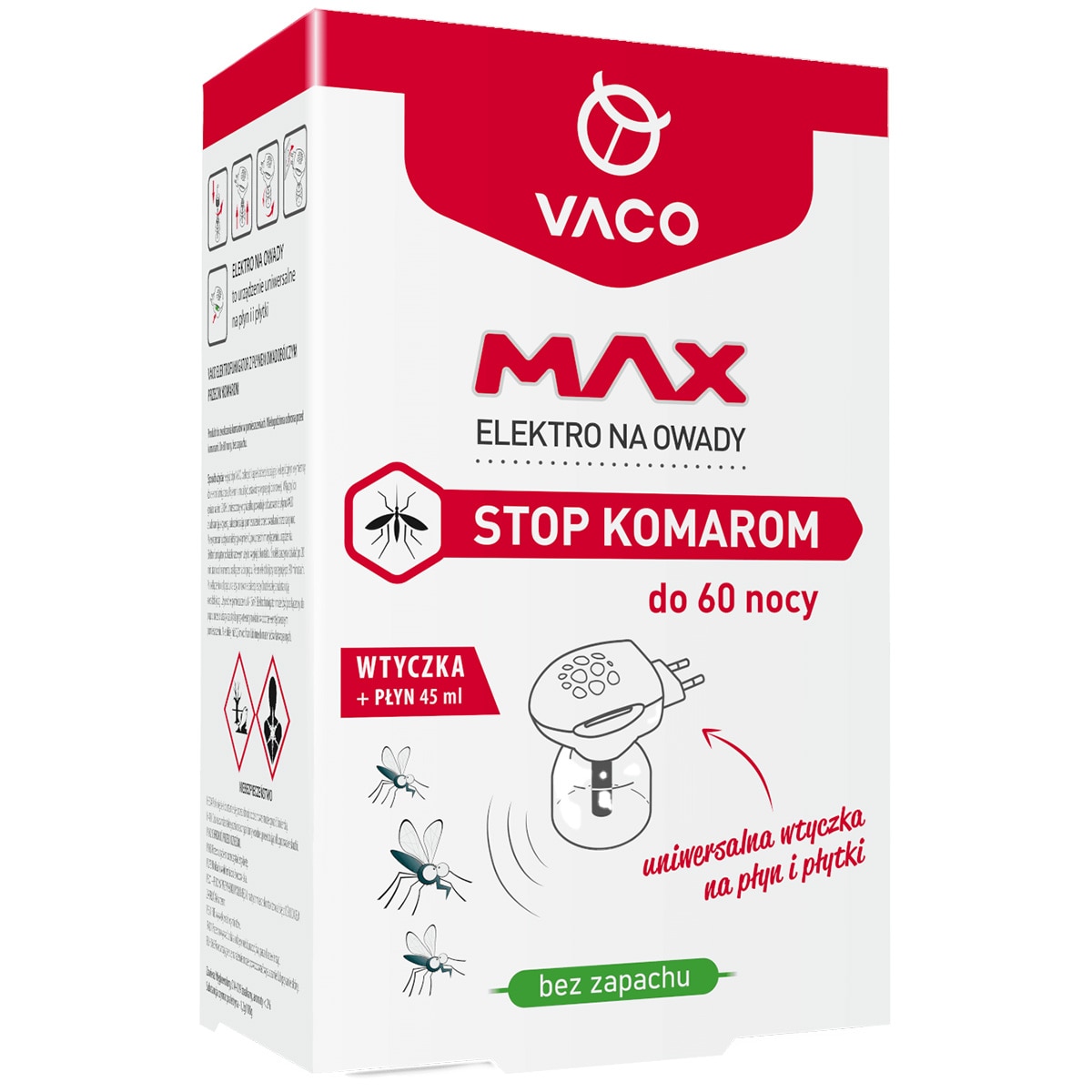 Vaco Elektro Max + Liquid for mosquitoes 45 ml