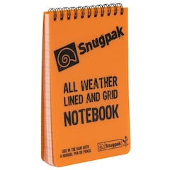 Snugpak Waterproof notebook - Orange