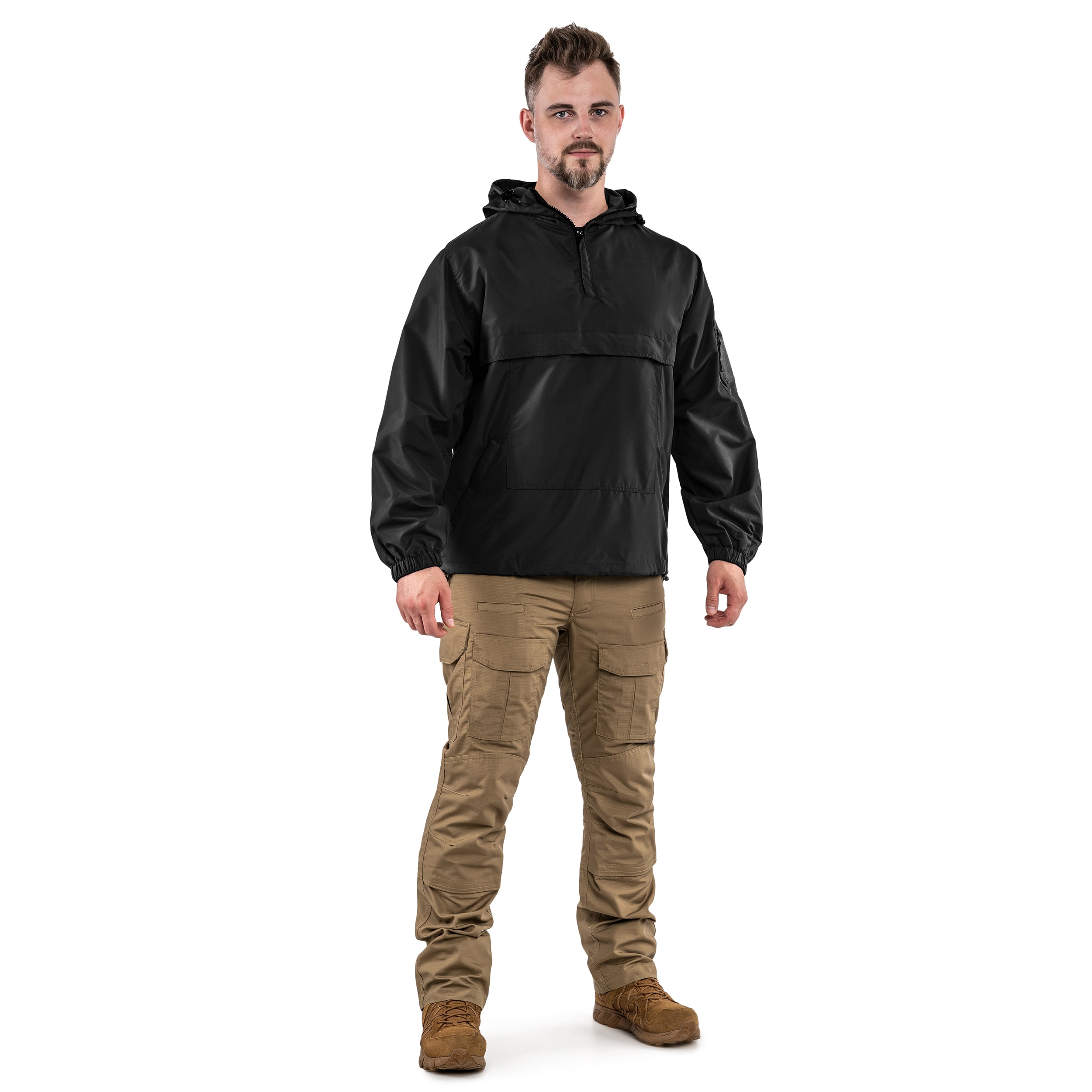 Mil-Tec Combat Anorak Summer Jacket - Black