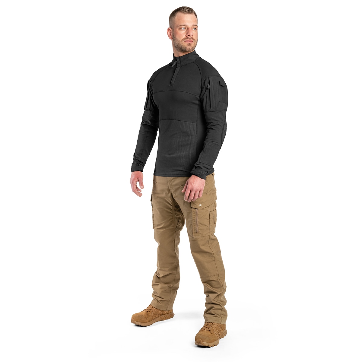 Mil-Tec Combat Shirt Assault Field - Black