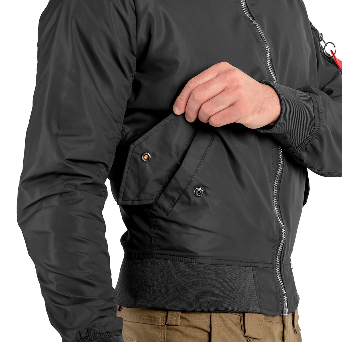 Mil-Tec MA-1 Flyers Jacket - Summer Black