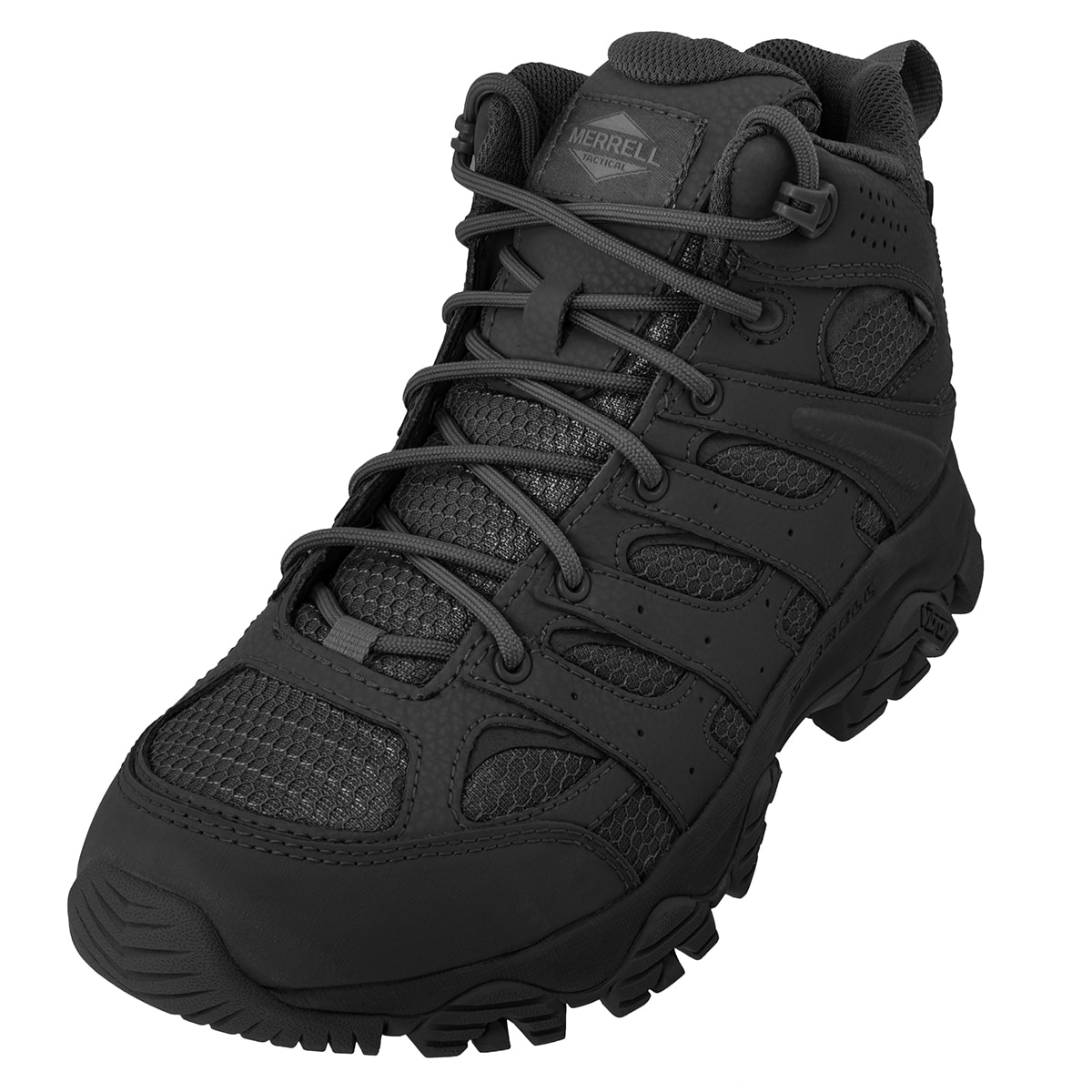 Merrell MOAB 3 Mid Tactical Waterproof Shoes - Black - Buy Online ...