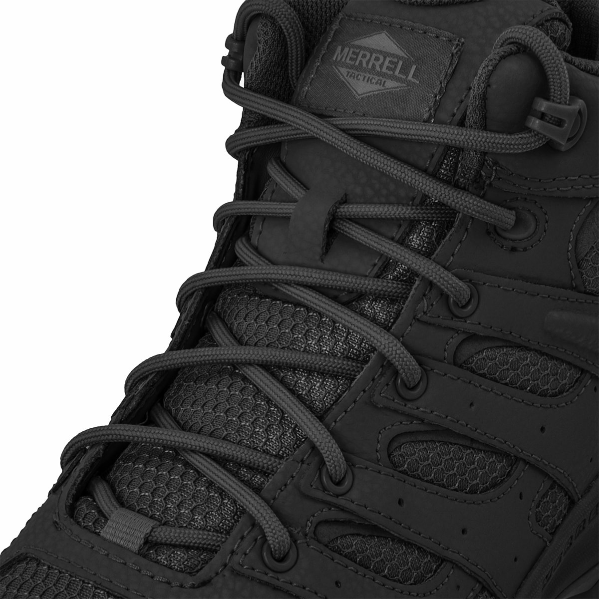 Merrell MOAB 3 Mid Tactical Waterproof Shoes - Black