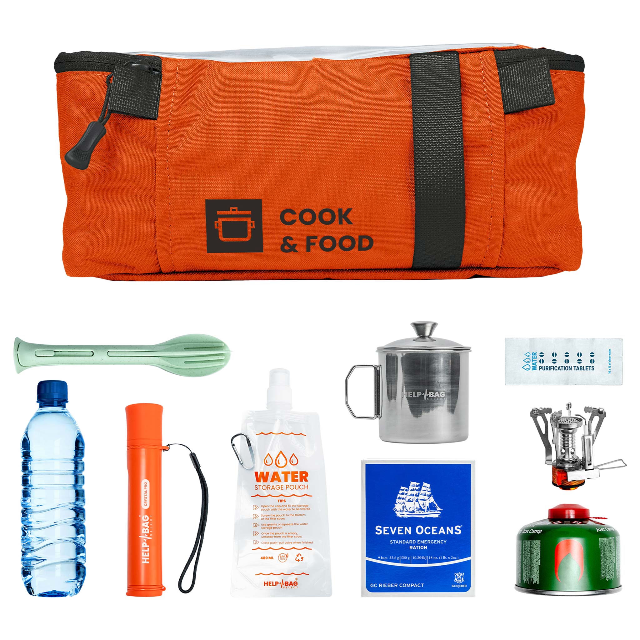 Help Bag Max Emergency Kit -  Flame Orange