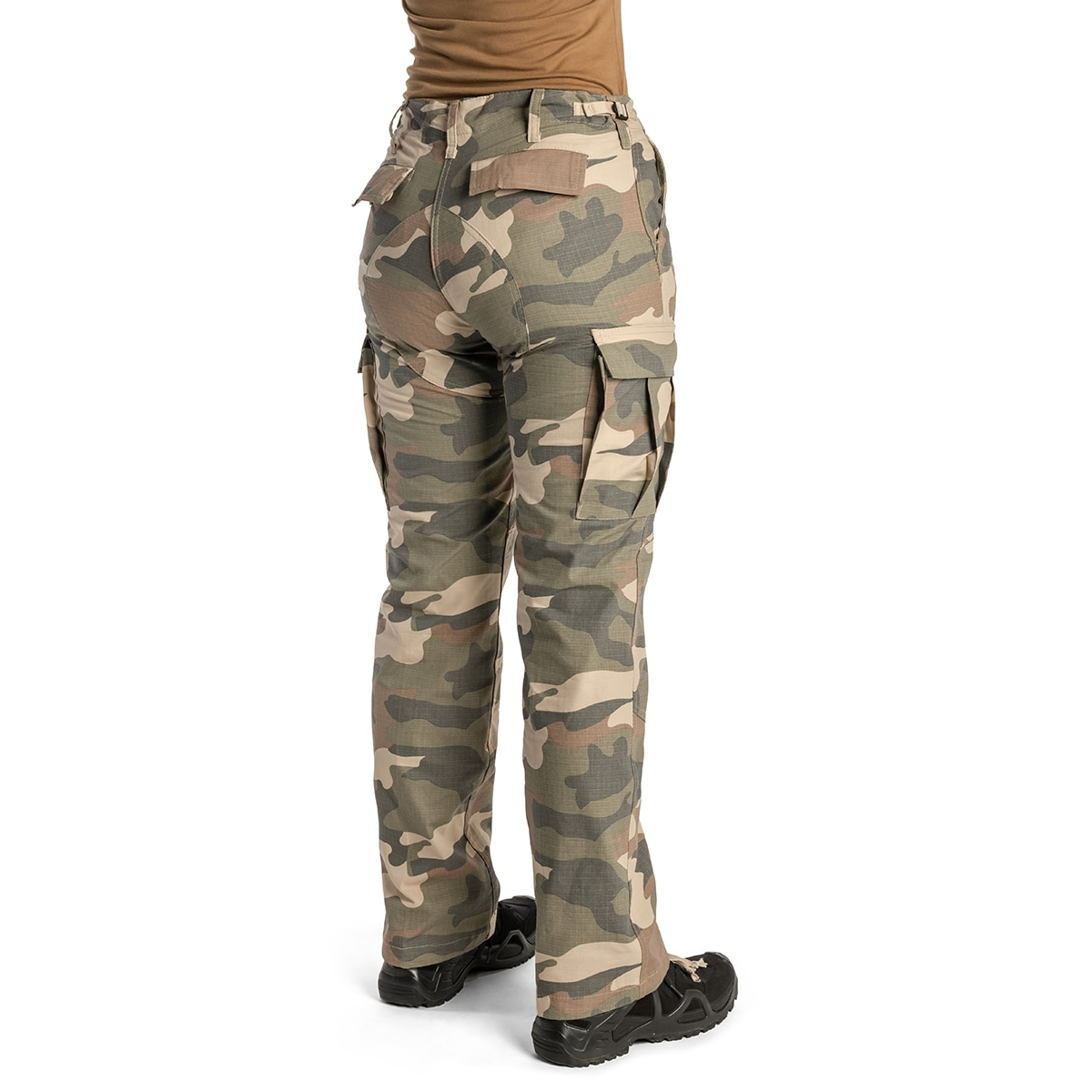 Brandit BDU Rip-Stop Women's Military Trousers - Light Woodland
