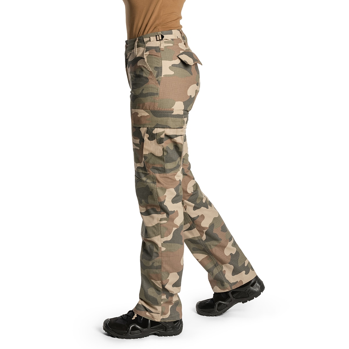 Brandit BDU Rip-Stop Women's Military Pants - Light Woodland