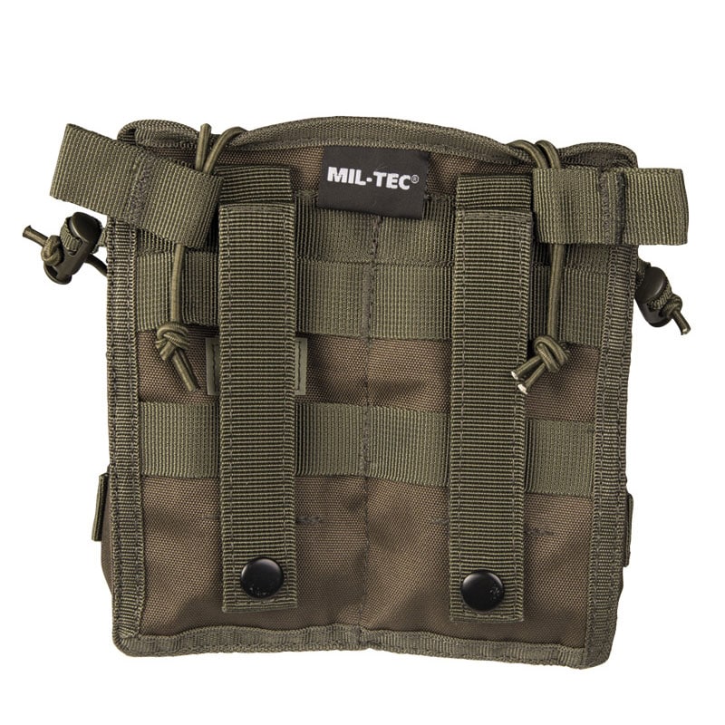 Mil-Tec Open Top Double Magazine Pouch - Olive