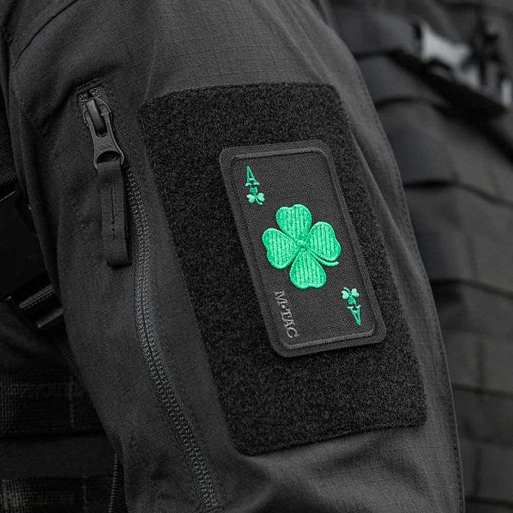 M-Tac Lucky Card Patch - Black