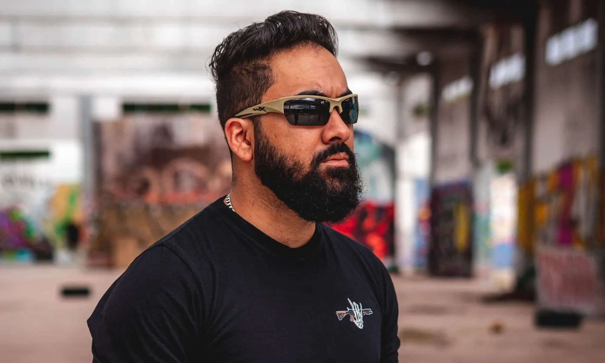 Wiley X Valor 2.5 Tactical Glasses 3-in-1 Set - Matte Tan