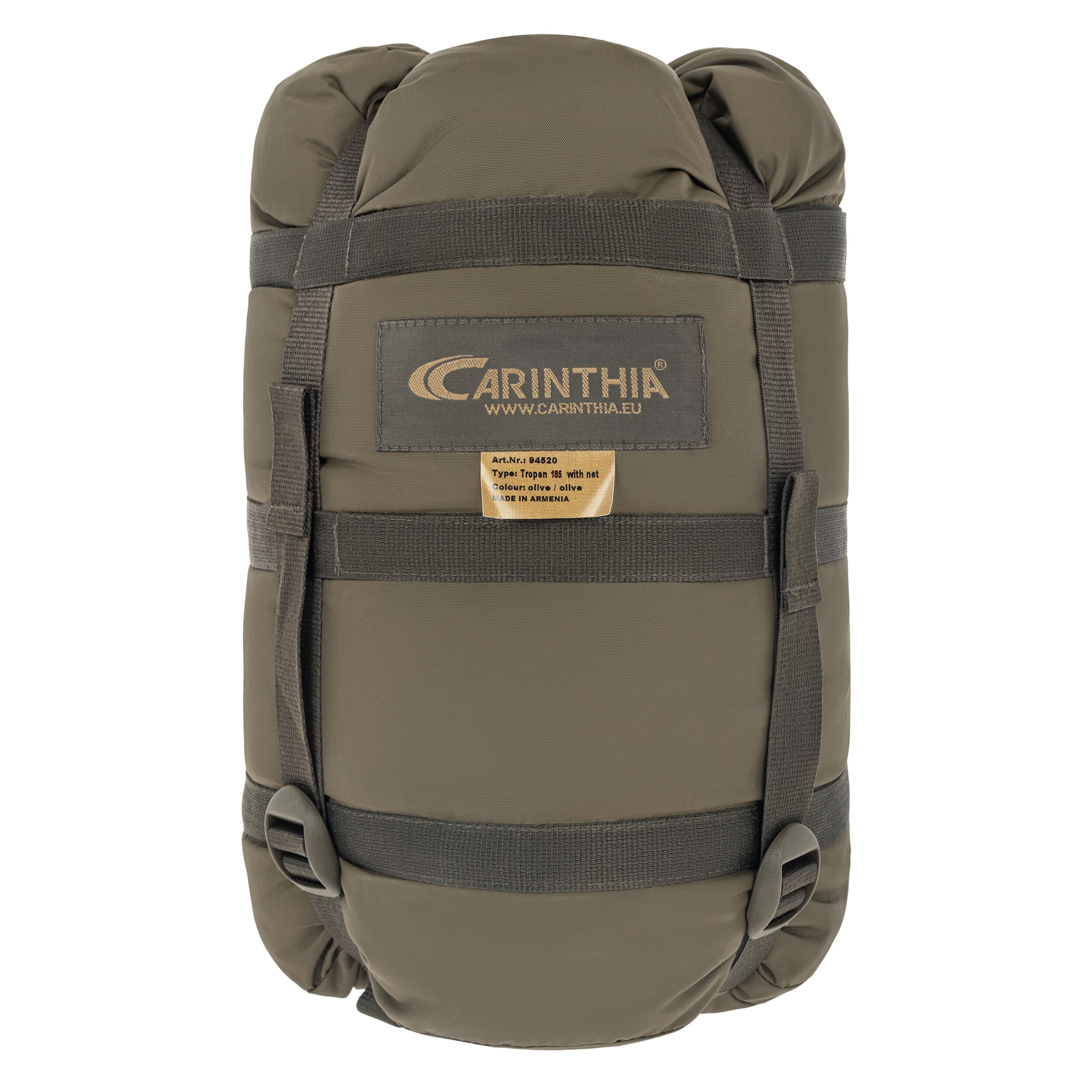 Carinthia Tropen Sleeping Bag Medium Olive - Left