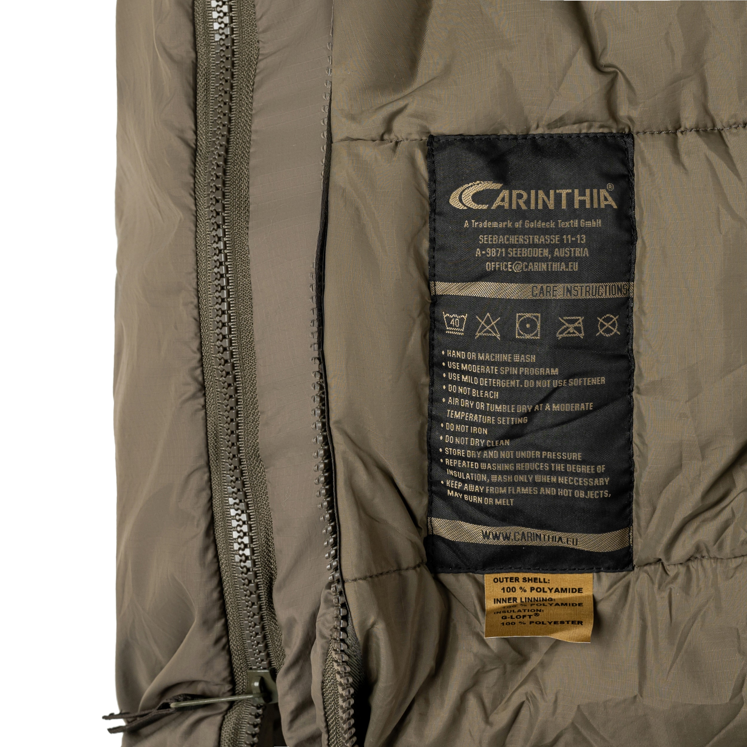 Carinthia Tropen Sleeping Bag Large - Olive