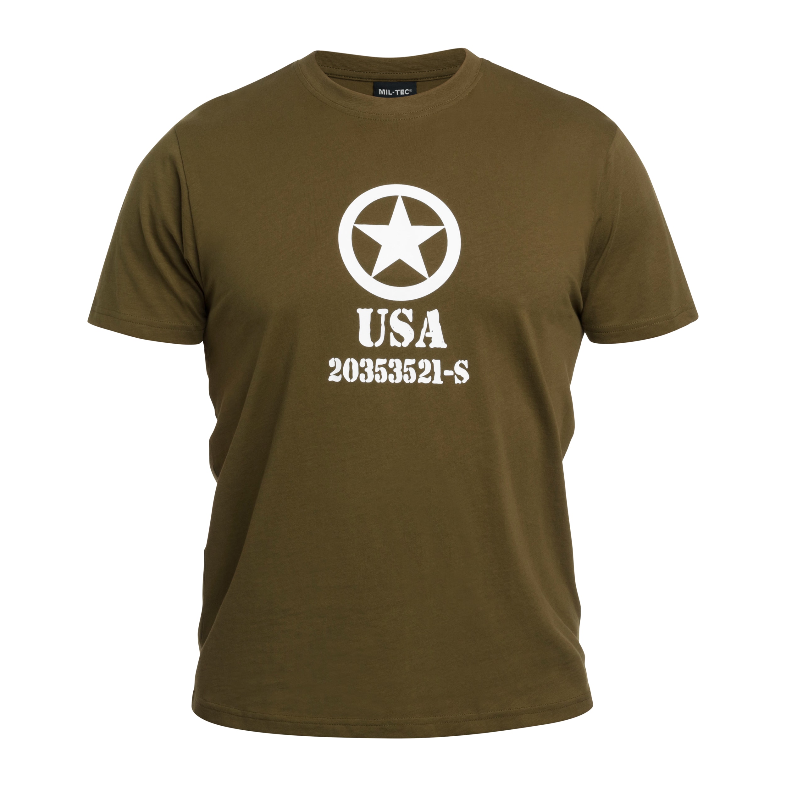 Mil-Tec Allied Star T-Shirt - Olive