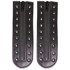 Mil-Tec Shoe zipper with 9 holes 2 pcs - Black