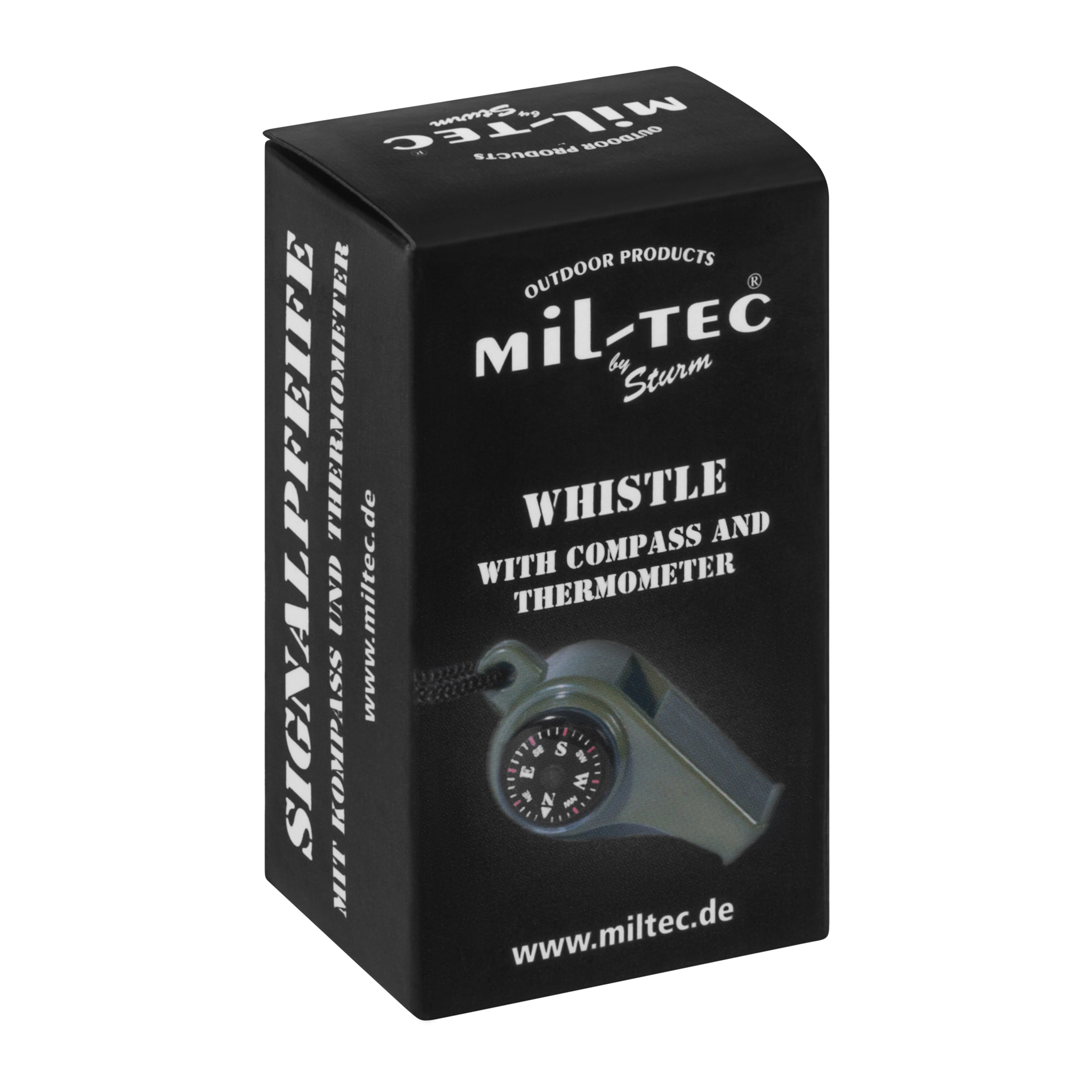 Mil-Tec Whistle with Compass and Thermometer