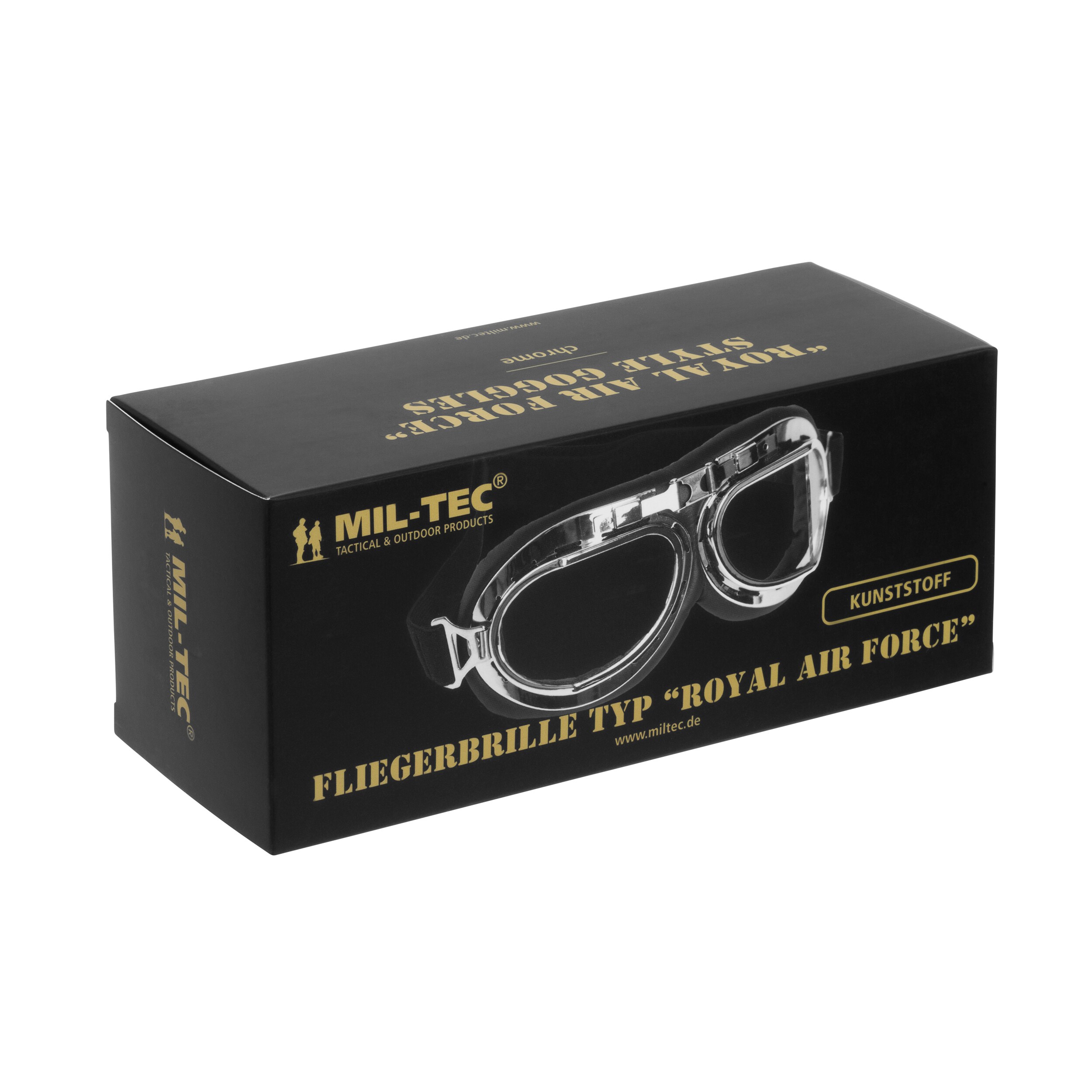 Flight goggles Mil-Tec RAF - Chrome