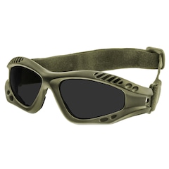 Mil-Tec Commando Goggles Air Pro Tactical Goggles - Smoke/Olive