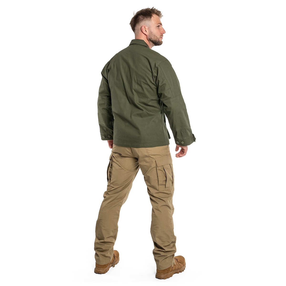 Military sweatshirt Mil-Tec Teesar BDU Rip-Stop - Olive