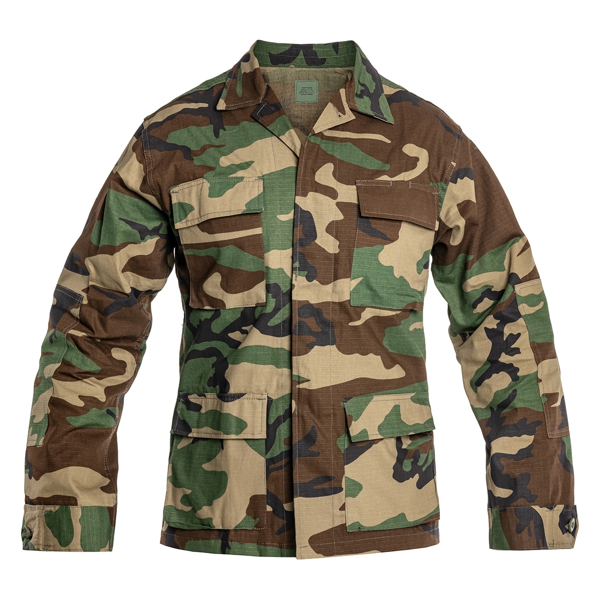 Military sweatshirt Mil-Tec Teesar BDU Rip-Stop - Woodland