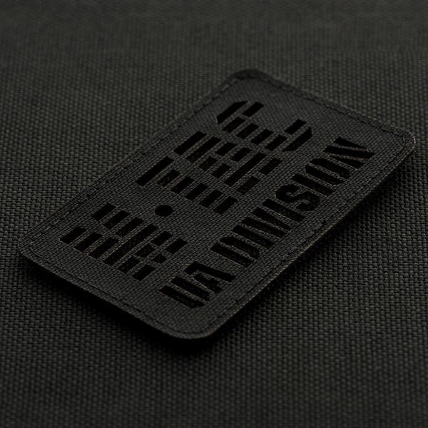 M-Tac UA Division Laser Cut Patch - Black