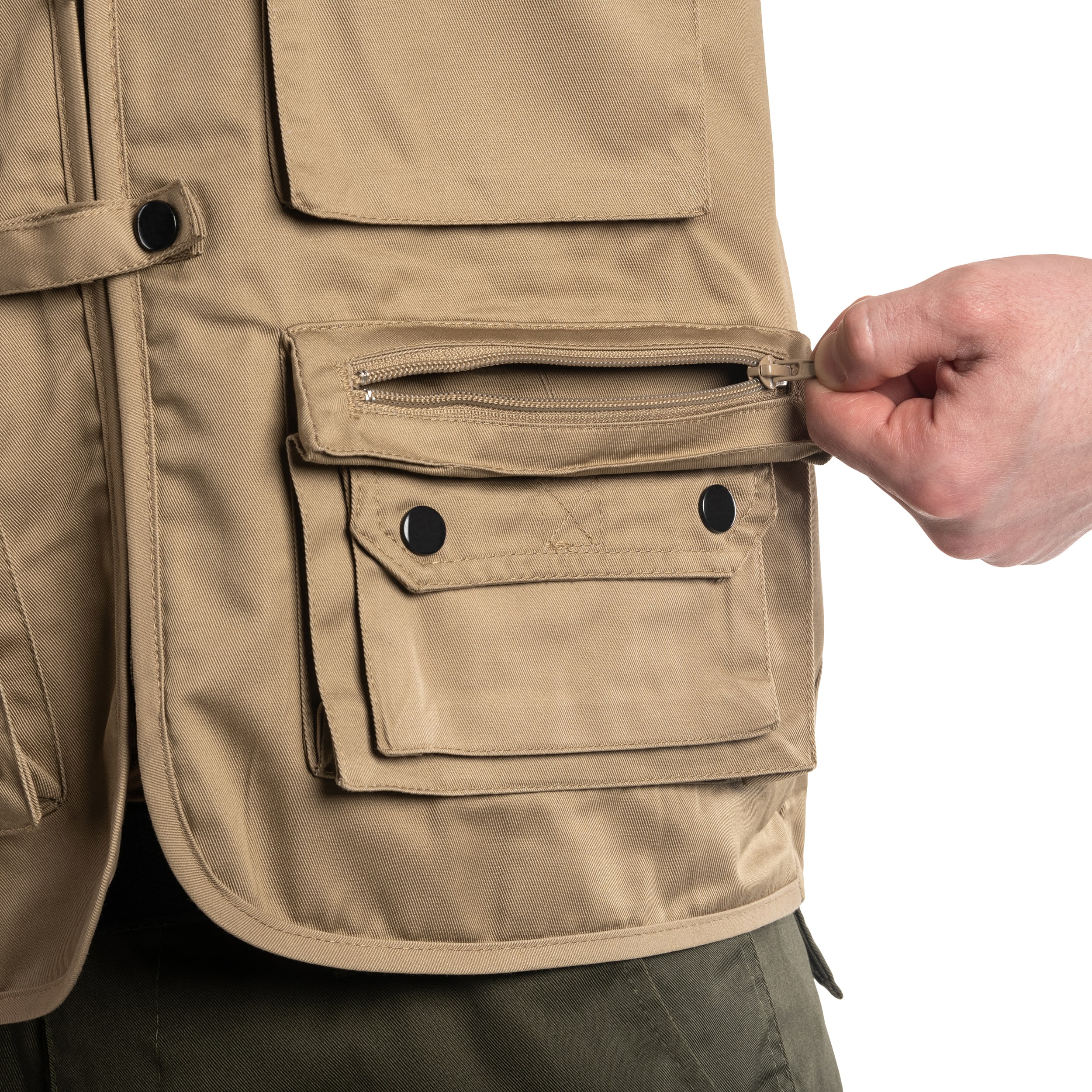 Mil-Tec Vest - Khaki