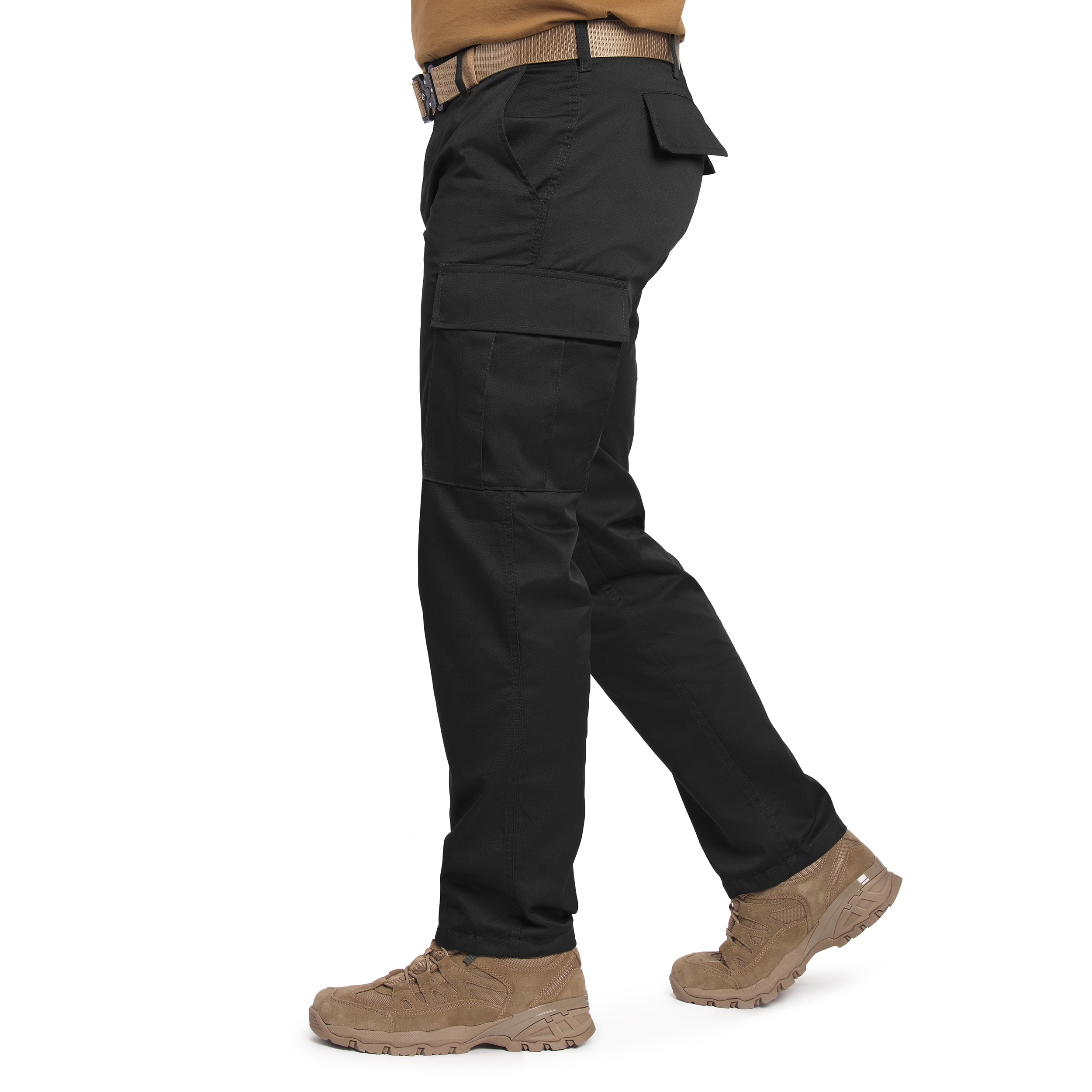 Mil-Tec US Ranger BDU Straight Cut Military Pants - Black