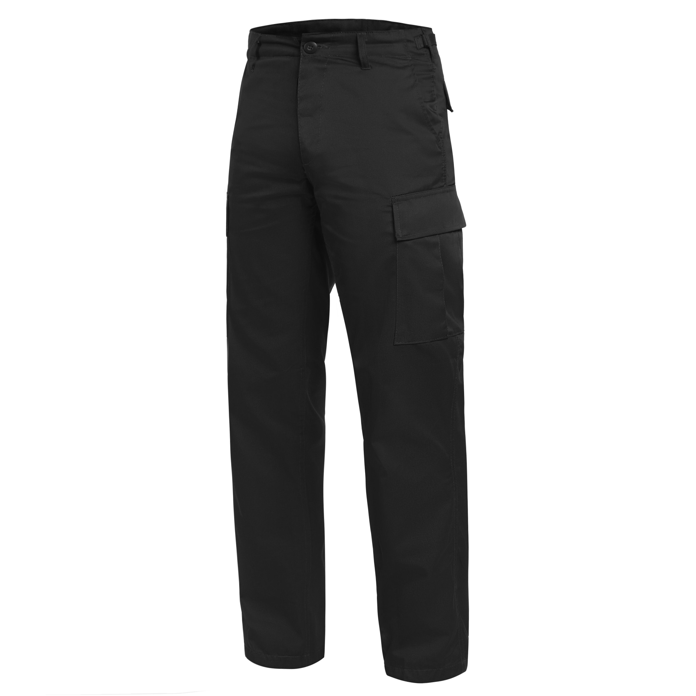 Mil-Tec US Ranger BDU Straight Cut Military Pants - Black