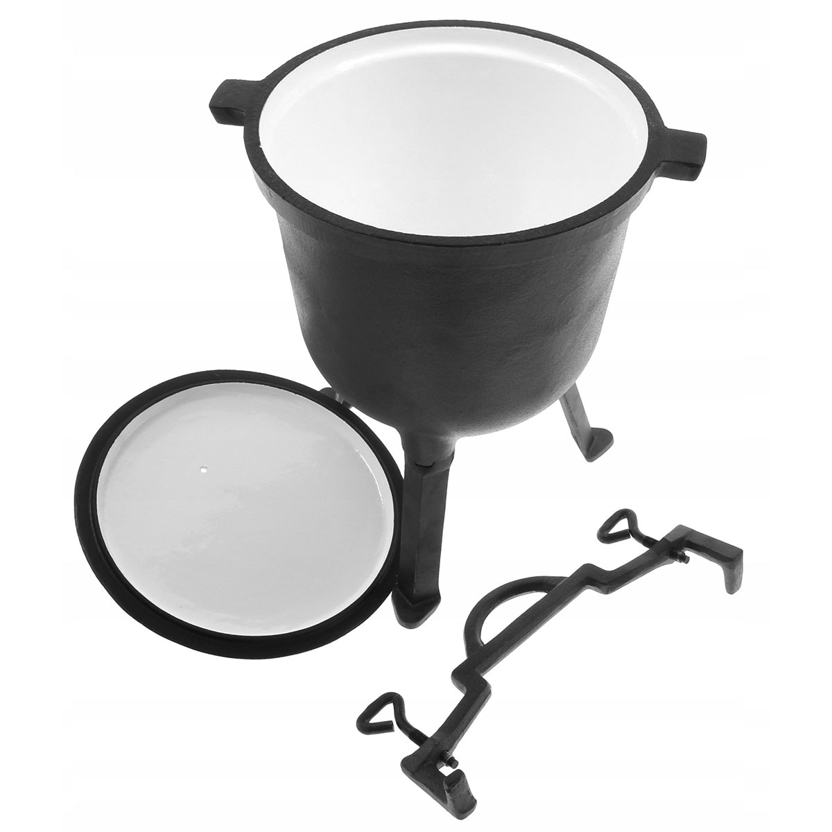 Rossner Enamel cast iron cauldron 8 l