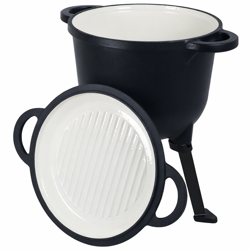 Rossner 2in1 Enameled Cast Iron Cauldron 8 l