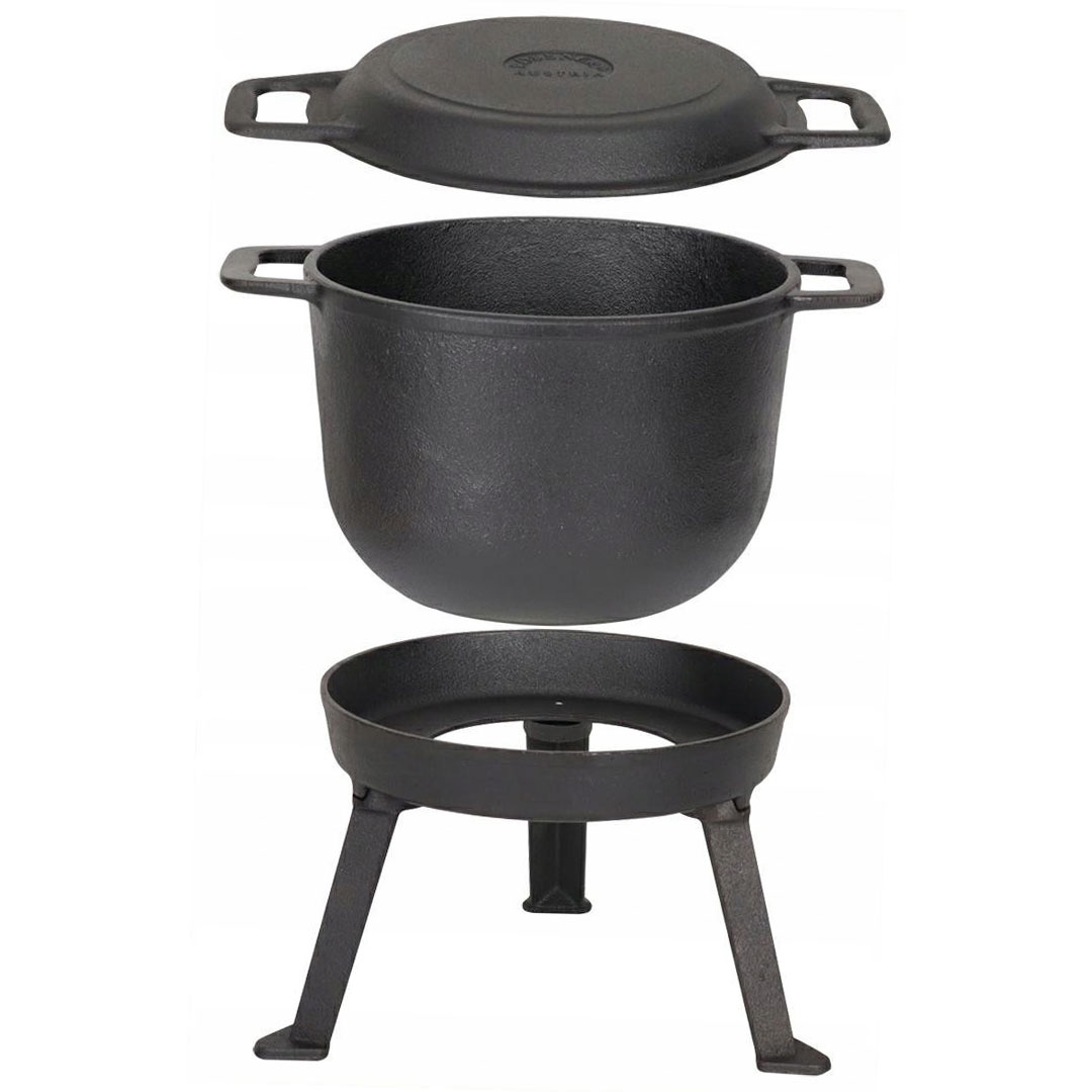 Rossner 3in1 iron cauldron 10 l