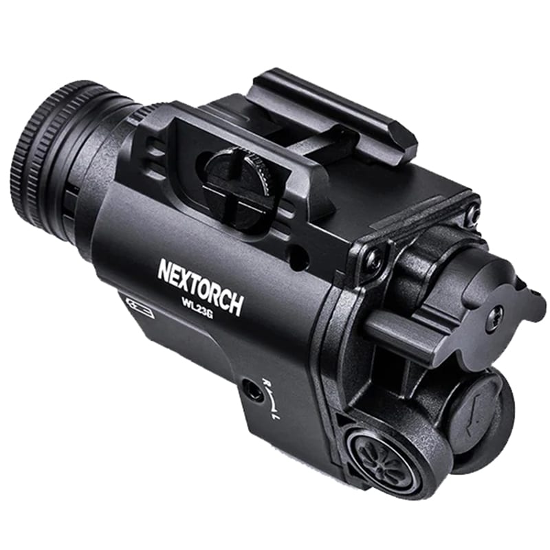 Nextorch WL23R Weapon flashlight with laser sight - 1300 lumens, Red Laser