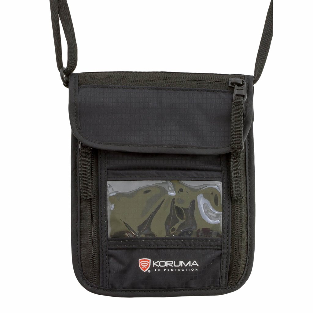 Koruma Smart RFID Stop Black Passport Bag