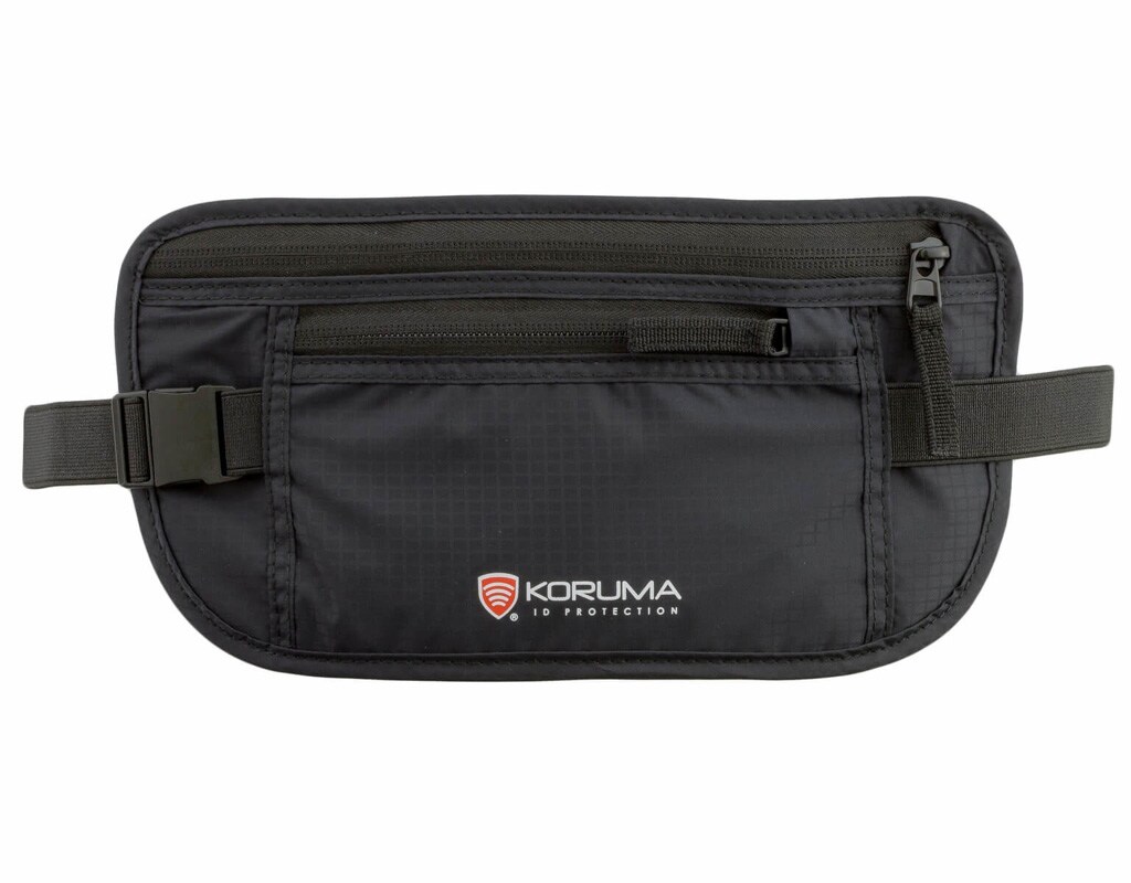 Koruma RFID Stop Waist Pack - Black