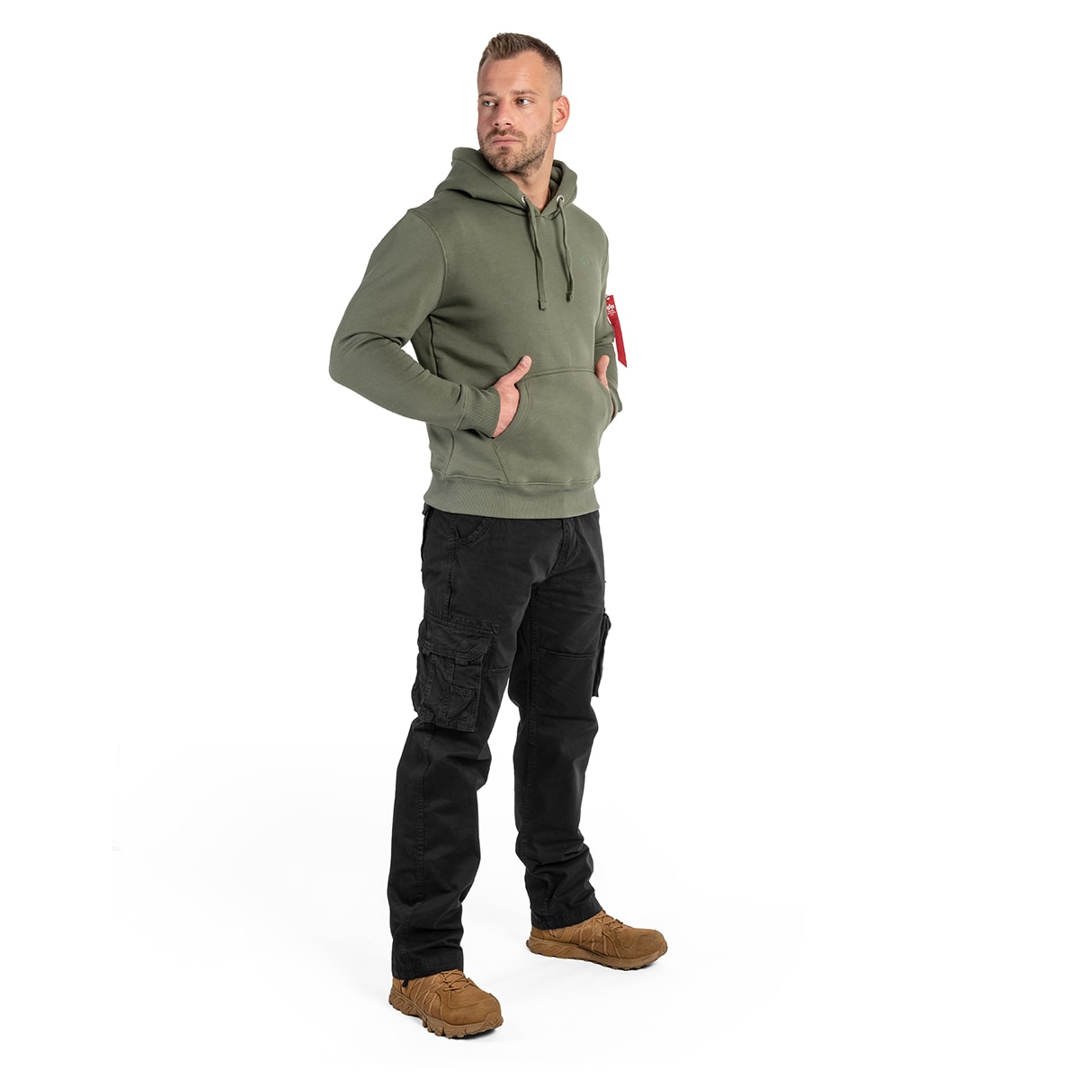 Alpha Industries Air Force Hoody  Sweatshirt - Dark Olive