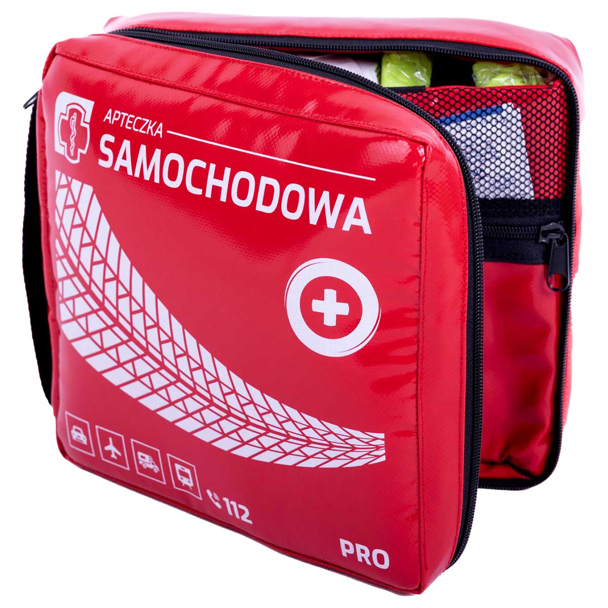 Medaid PRO car first aid kit with equipment - Red