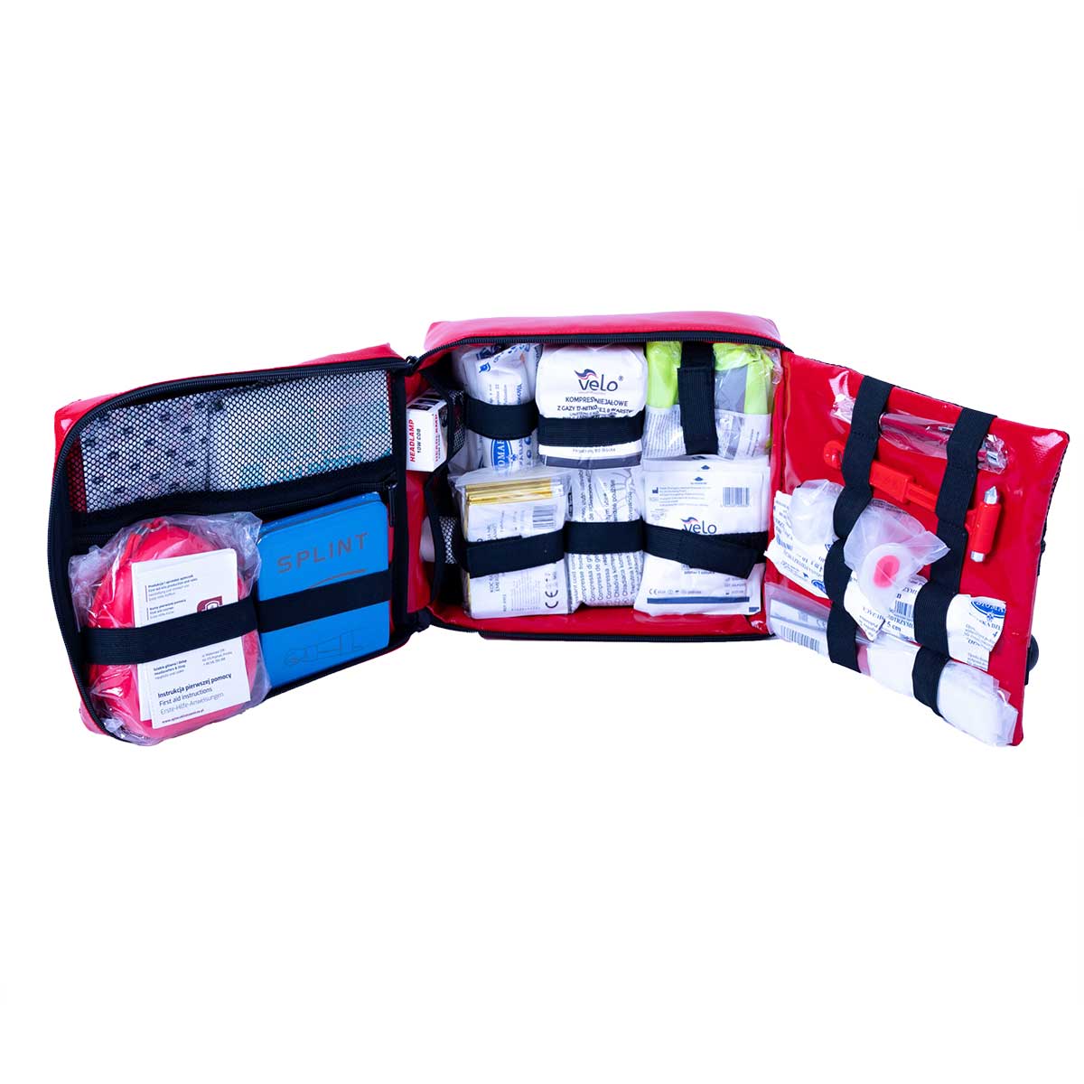 Medaid PRO car first aid kit with equipment - Red