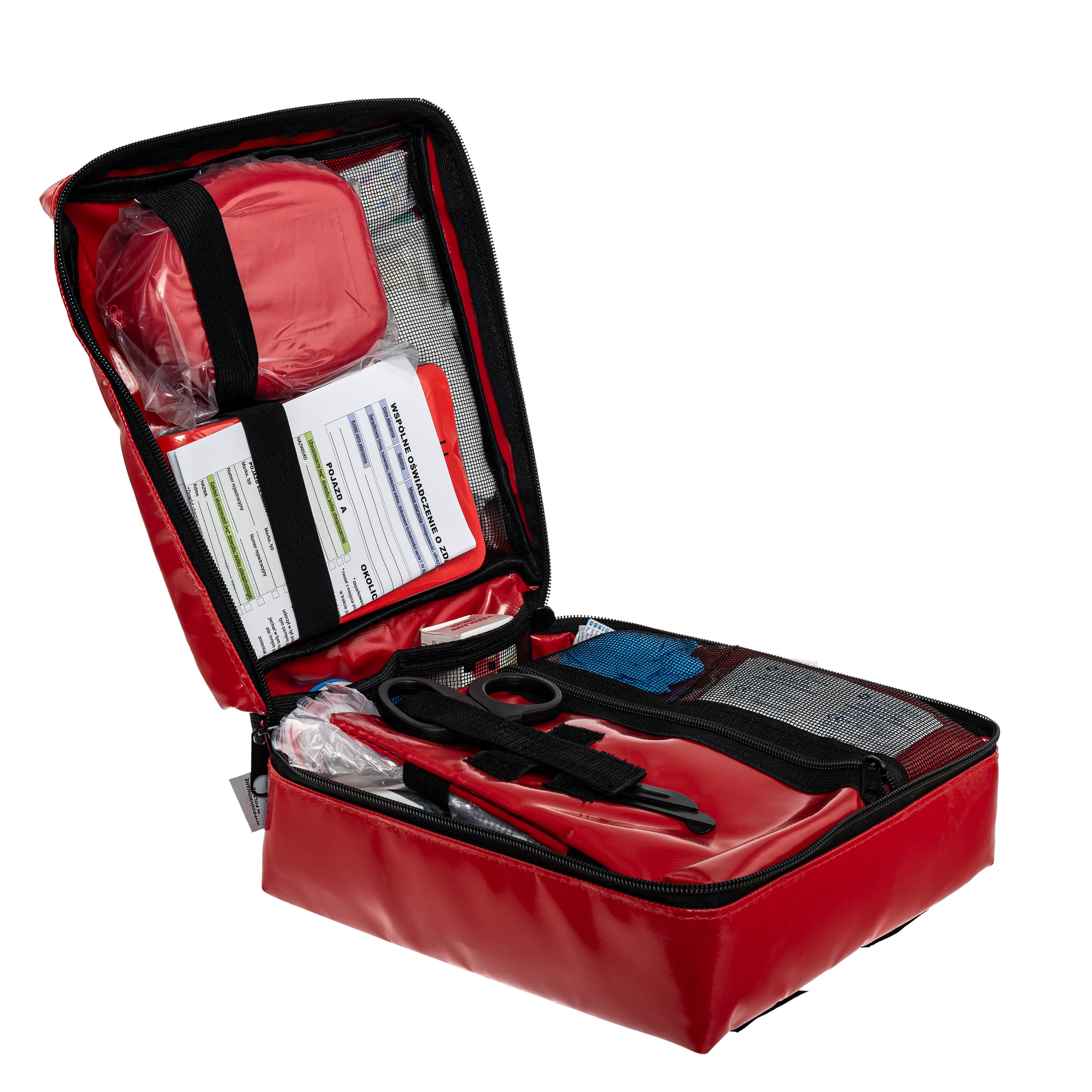 Medaid PRO car first aid kit with equipment - Red