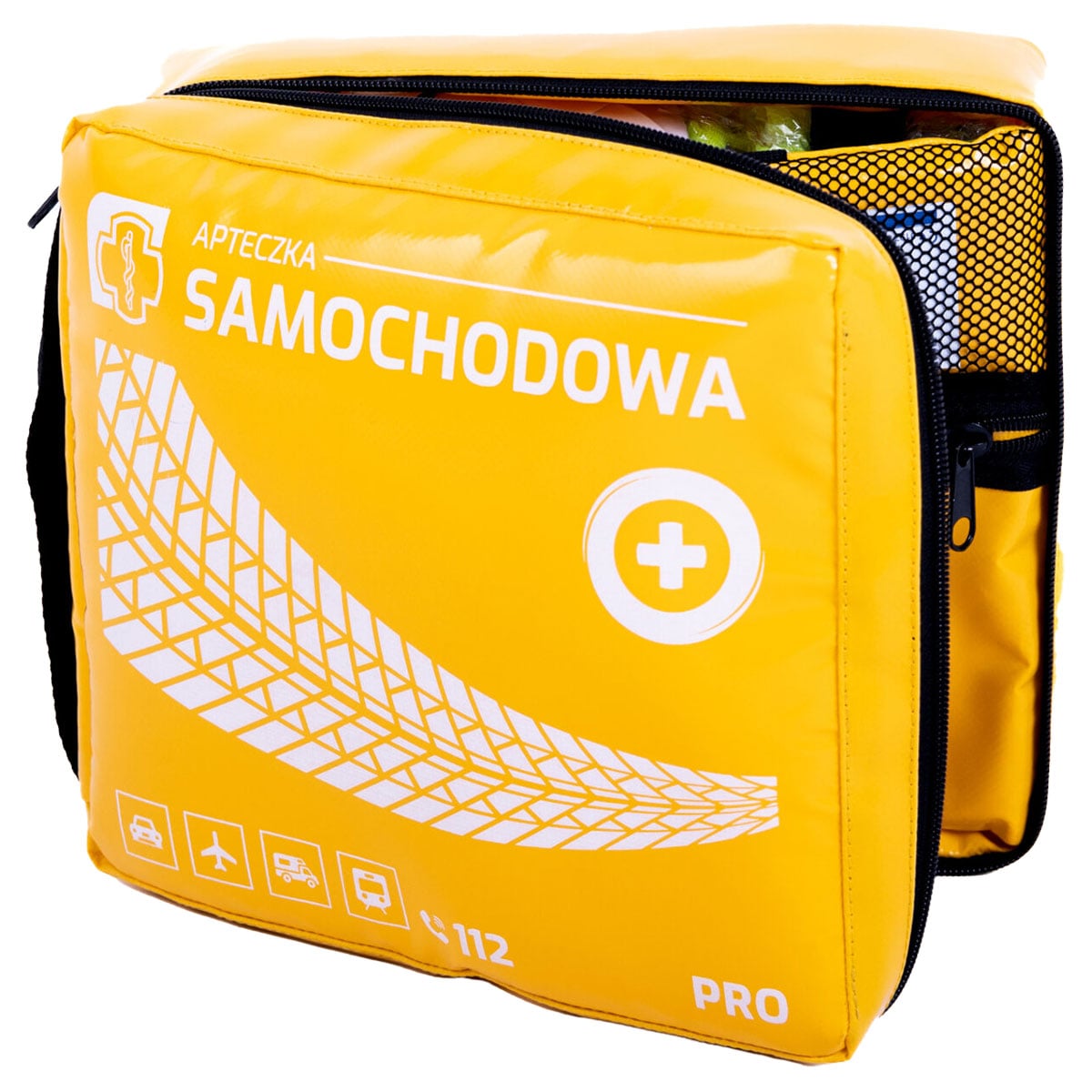 Medaid PRO Car First Aid Kit with Equipment - Yellow