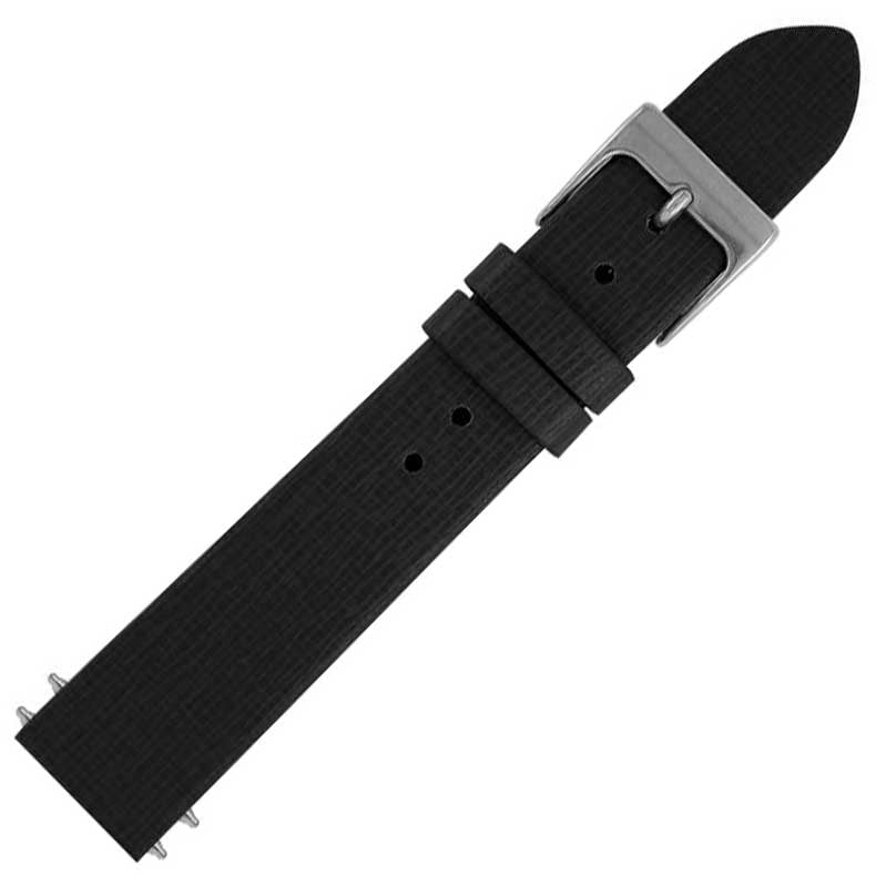 Zeppelin Leather Strap for Watch 18 mm - Black