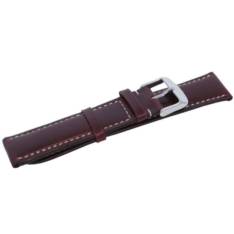 Zeppelin watch leather strap 22 mm - Brown