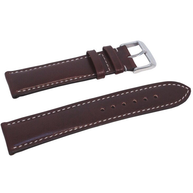 Zeppelin watch leather strap 22 mm - Brown