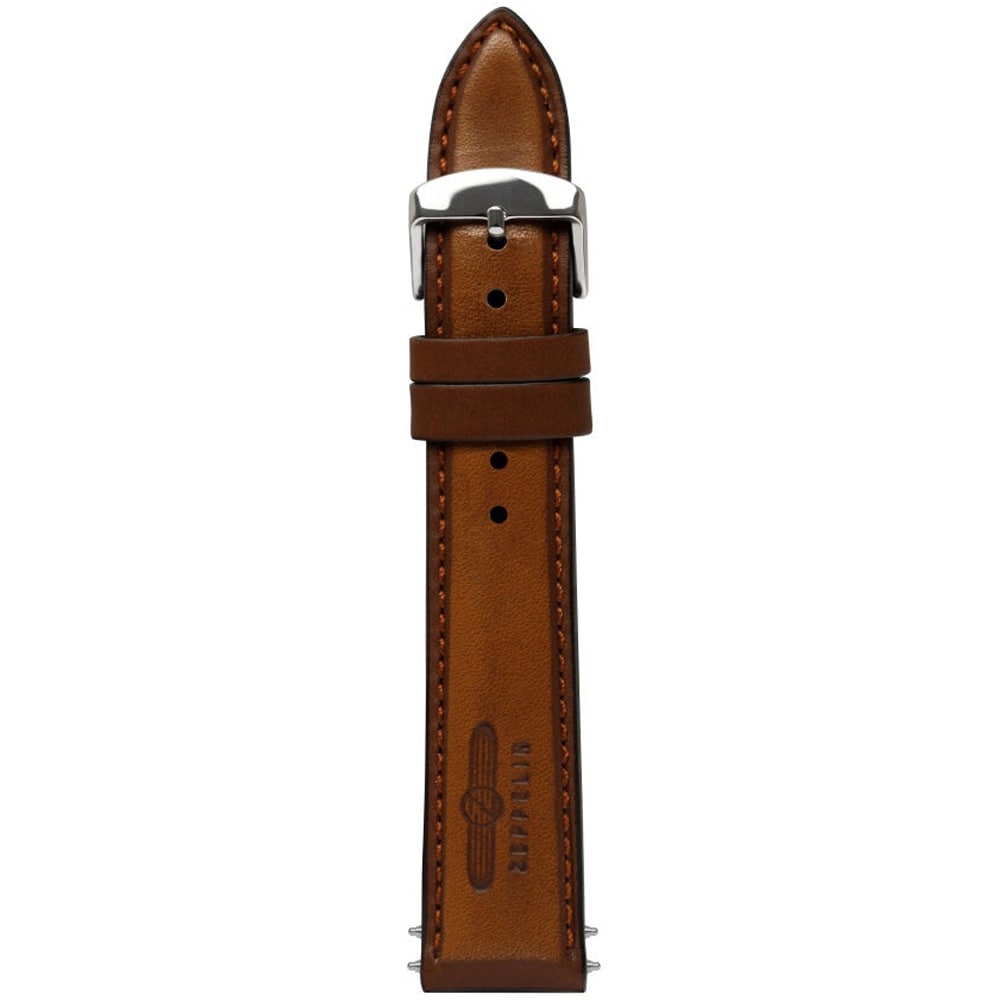 Leather belt Zeppelin to the watch 20 mm - Brown