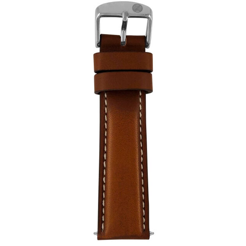 Zeppelin leather watch strap - light brown 20 mm