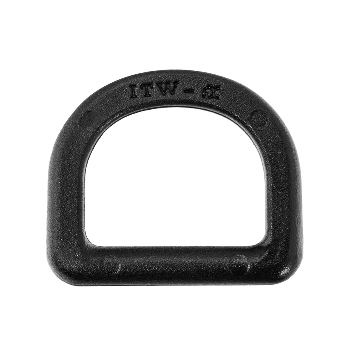 Wisport buckle semicircle 25 mm 5 pcs - Black