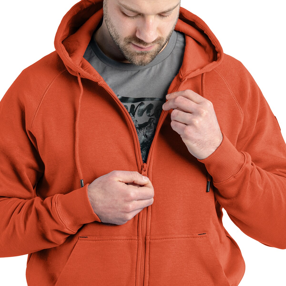 Pentagon CloMod Zip Hoody Blank - Maroon Red