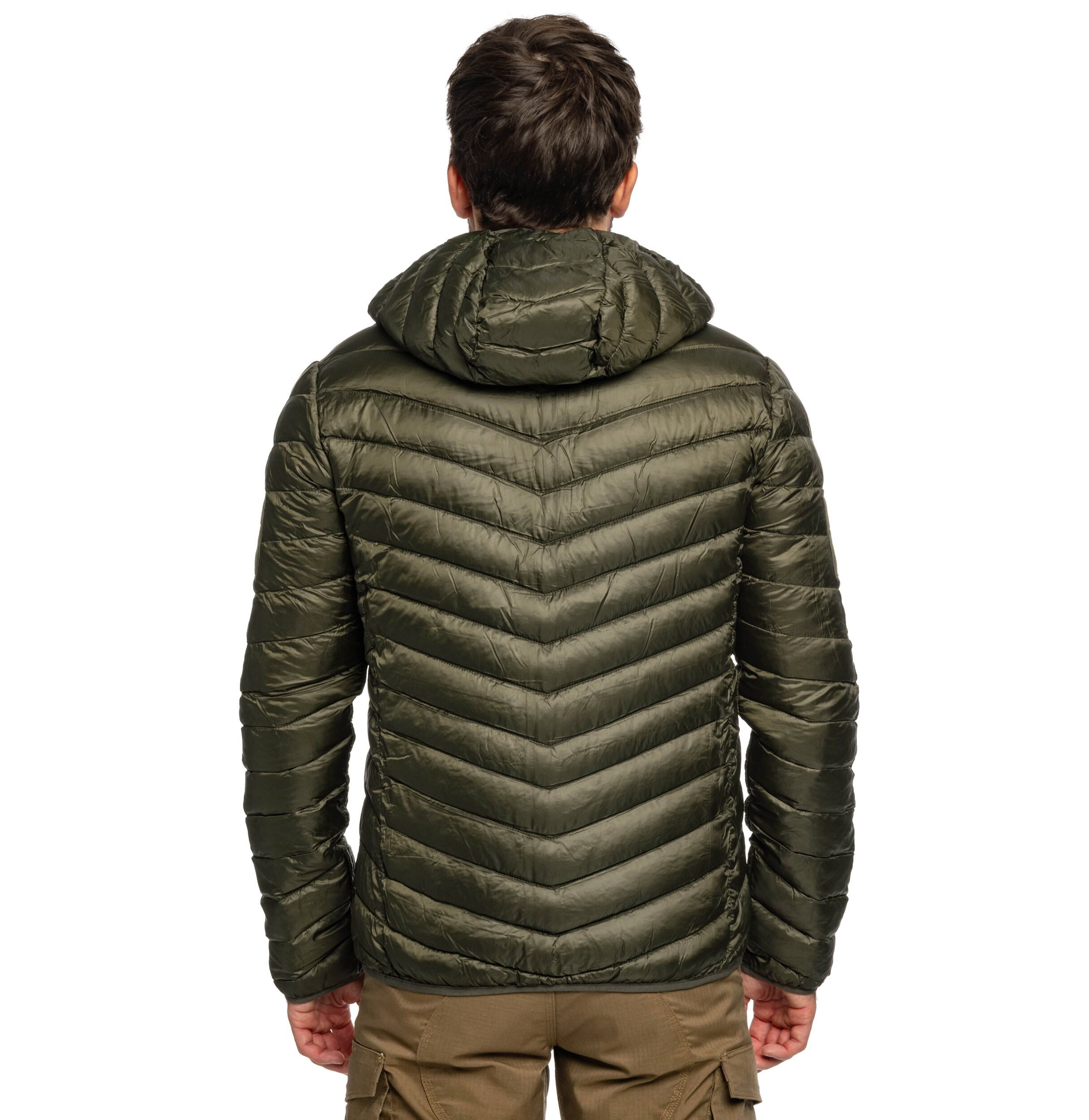 Texar Reverse Reversible Down Jacket - Olive/wz.93 Pantera PL Woodland