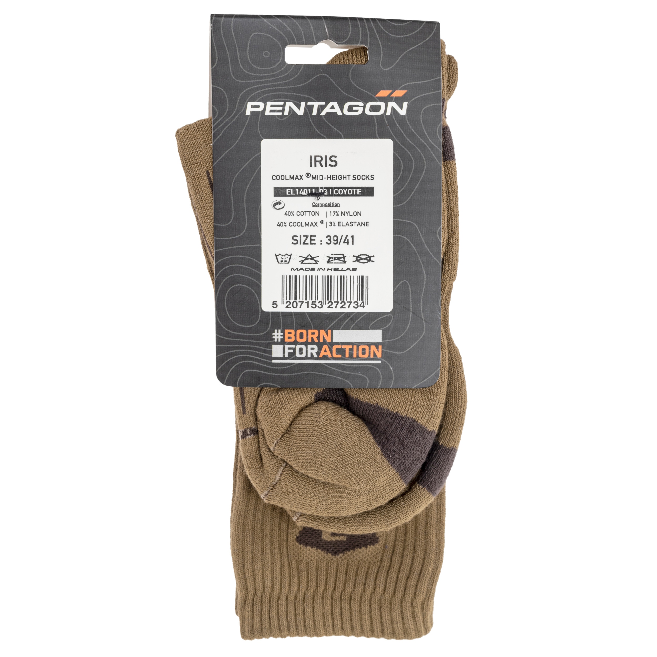 Pentagon Iris Coolmax Socks - Coyote