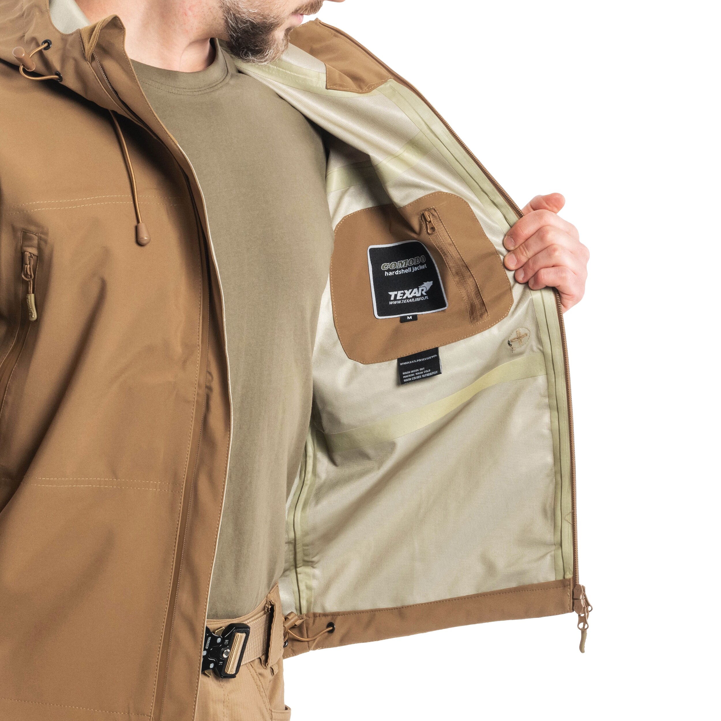 Texar ECWCS Hardshell Comodo Jacket - Coyote