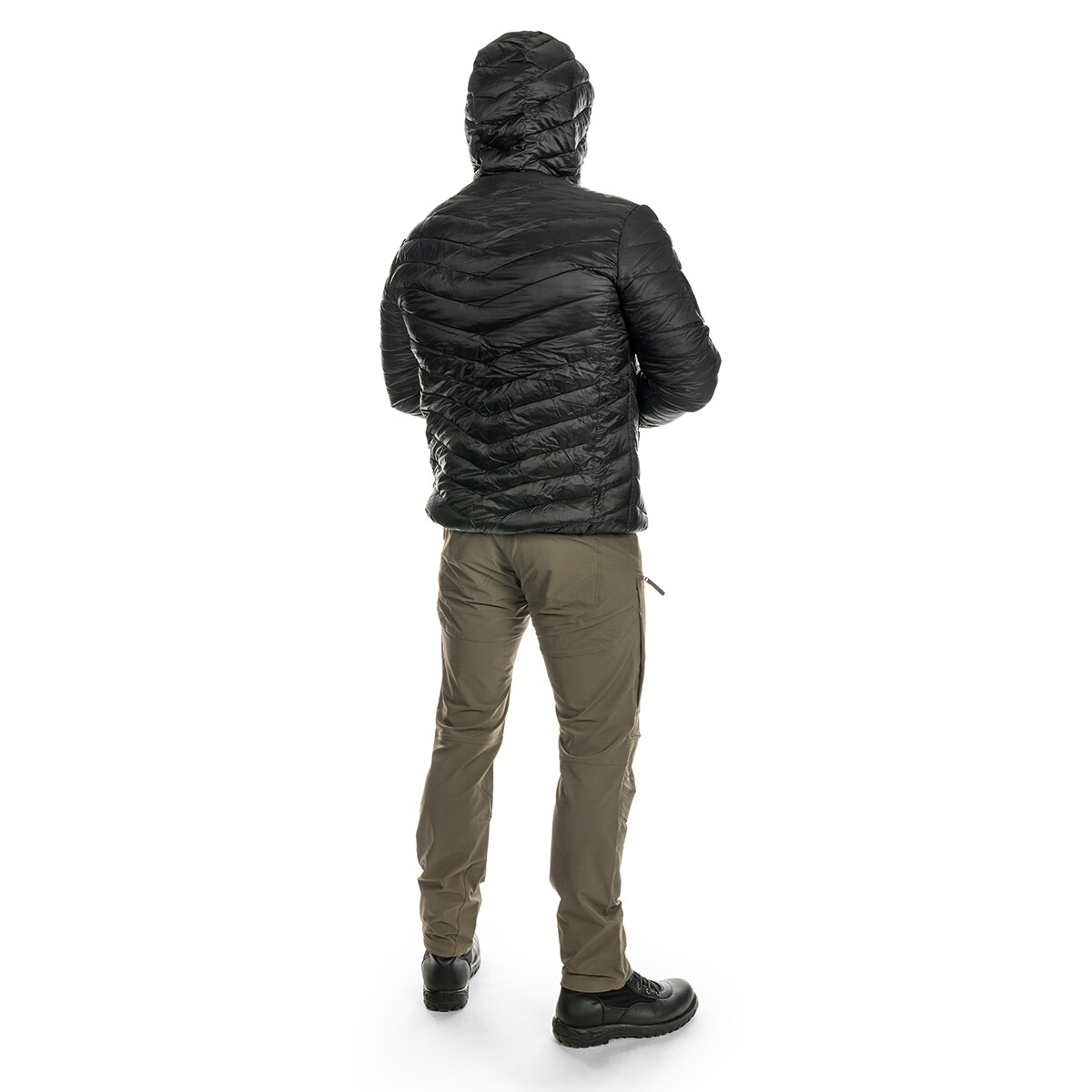 Texar Reverse Reversible Down Jacket - Black/Grey