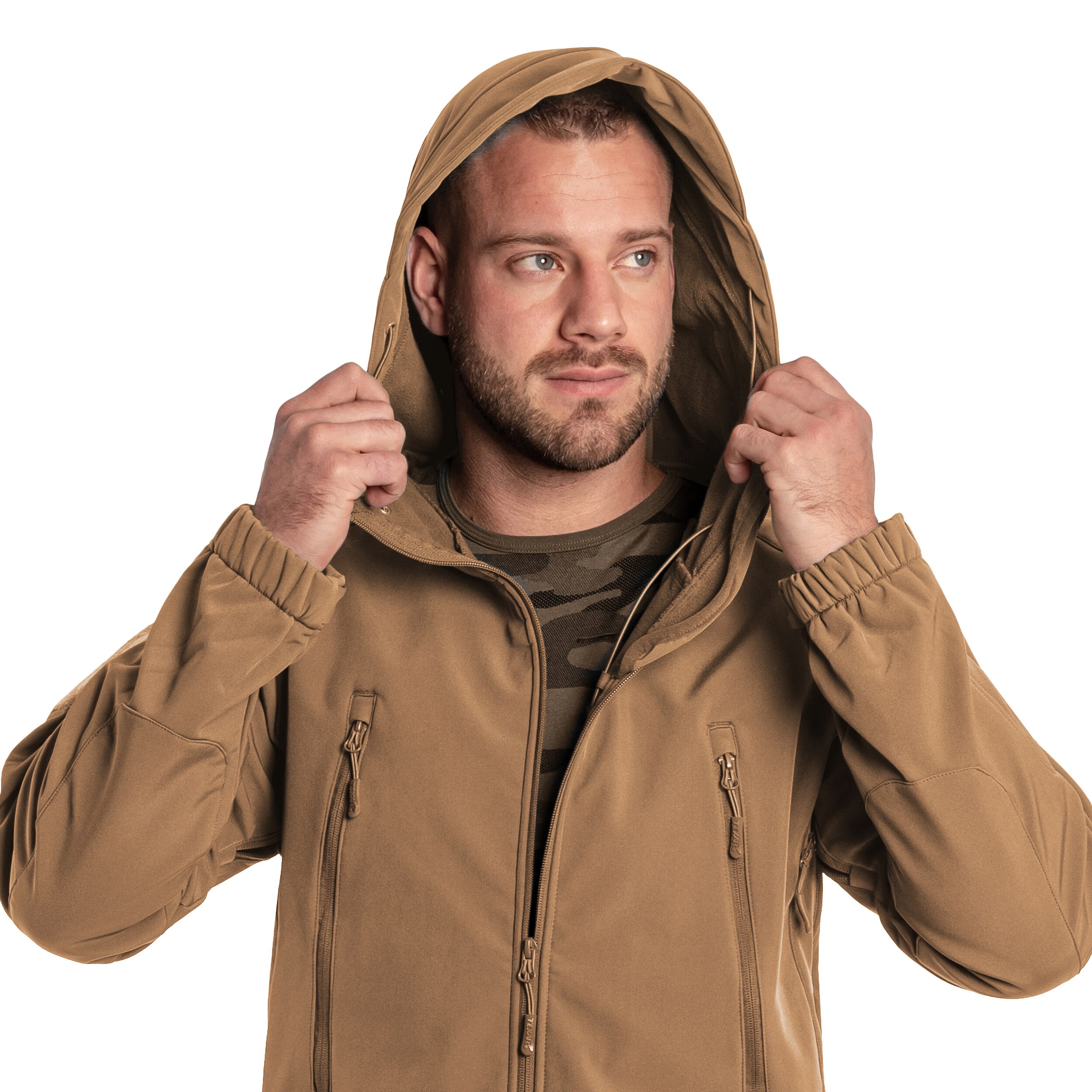 Texar Softshell Falcon Jacket - Coyote 